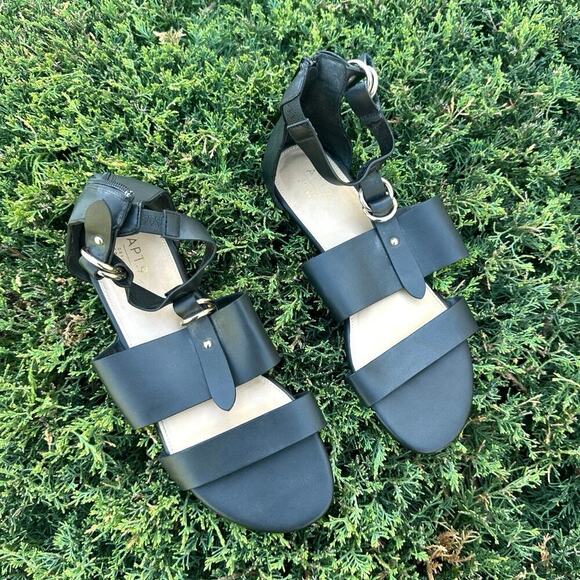 Apt. 9 Organized Women's Gladiator Sandals Size 10 Black - Picture 3 of 14